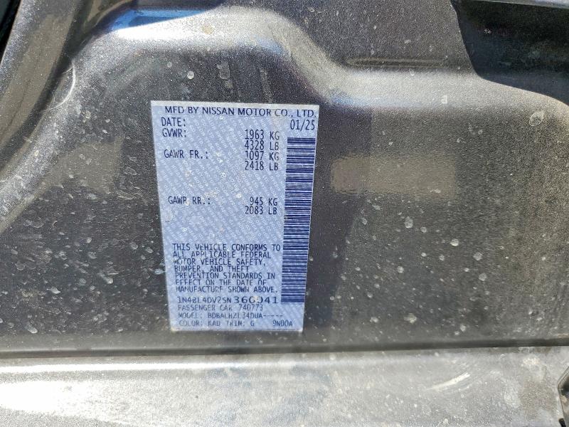 2025 Nissan Altima მანქანა იყიდება აუქციონზე, vin: 1N4BL4DV2SN360041, აუქციონის ნომერი: 69707266