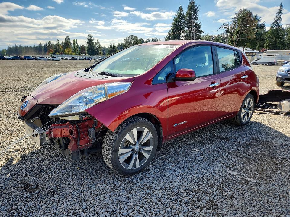 70025706 :رقم المزاد ، 1N4AZ0CP6DC410332 vin ، 2013 Nissan Leaf مزاد بيع