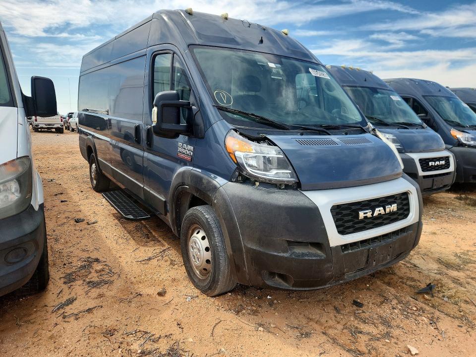 2021 Ram Promaster 3500 მანქანა იყიდება აუქციონზე, vin: 3C6FRVJG6ME503383, აუქციონის ნომერი: 66549256