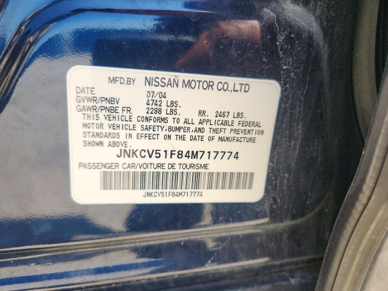 Продаж на аукціоні авто 2004 Infiniti G35, vin: JNKCV51F84M717774, номер лоту: 67235026