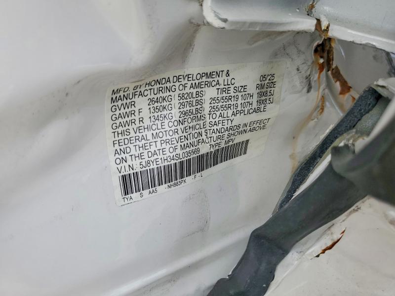 Продажа на аукционе авто 2025 Acura Mdx, vin: 5J8YE1H34SL035569, номер лота: 66017806