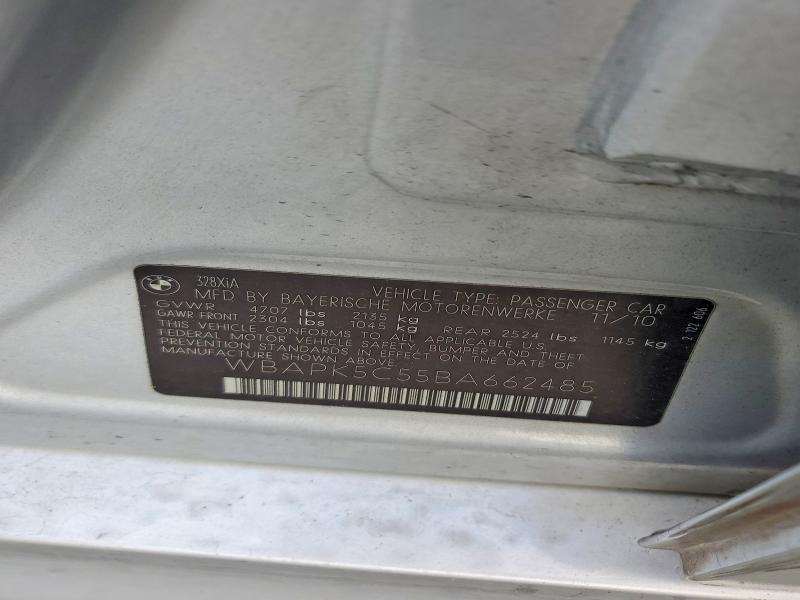 Продаж на аукціоні авто 2011 Bmw 328, vin: WBAPK5C55BA662485, номер лоту: 69149176
