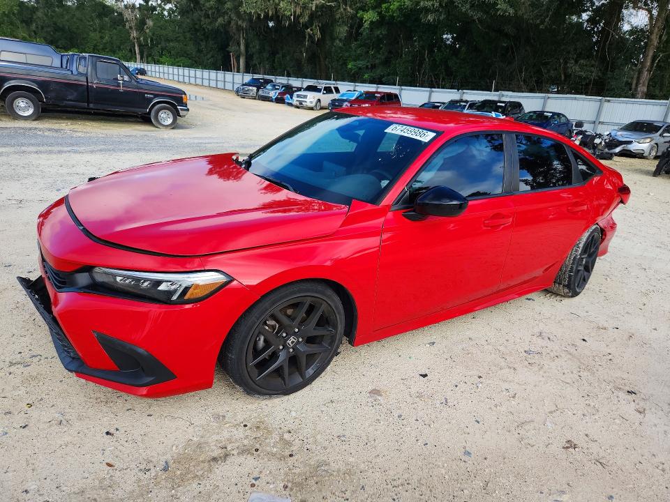 67459986 :رقم المزاد ، 2HGFE2F50NH585998 vin ، 2022 Honda Civic مزاد بيع