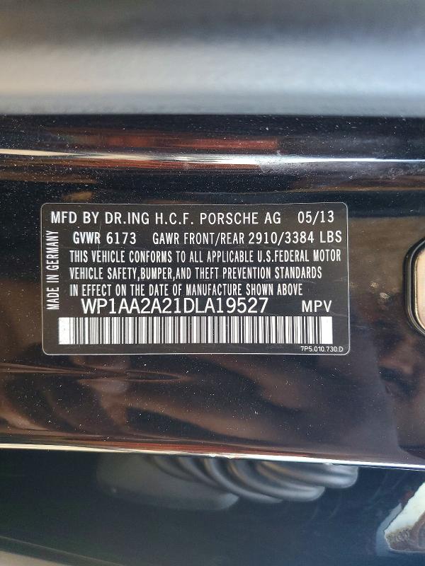 Продаж на аукціоні авто 2013 Porsche Cayenne, vin: WP1AA2A21DLA19527, номер лоту: 67473626
