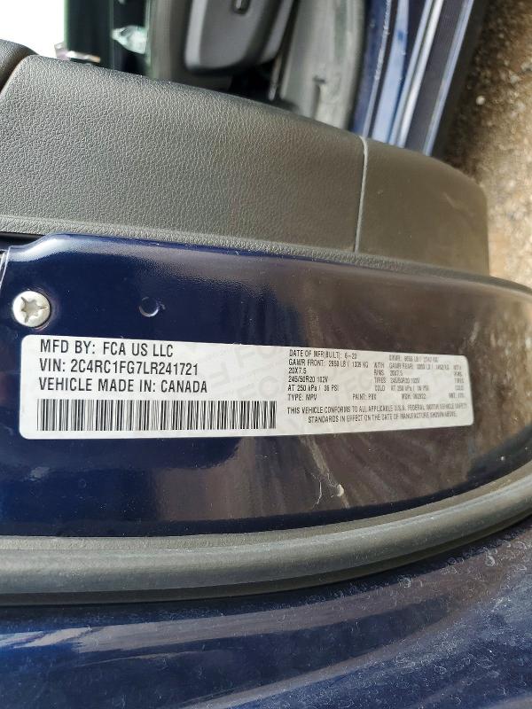 Aukcja sprzedaży 2020 Chrysler Pacifica, vin: 2C4RC1FG7LR241721, numer aukcji: 67875896