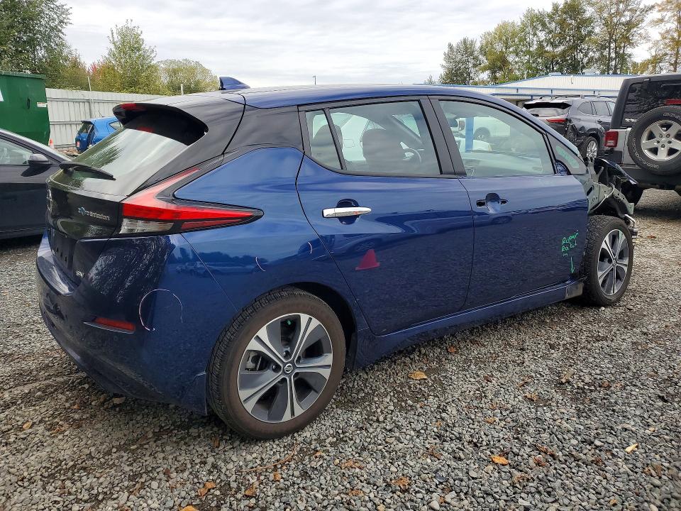 2022 Nissan Leaf მანქანა იყიდება აუქციონზე, vin: 1N4AZ1CV8NC555037, აუქციონის ნომერი: 70358526