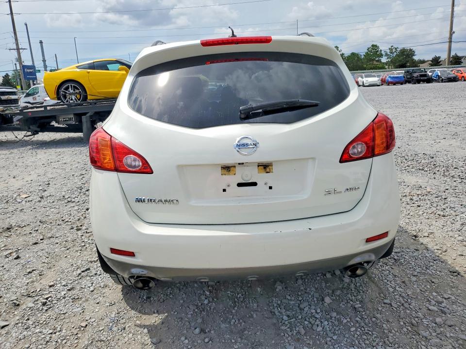2010 Nissan Murano მანქანა იყიდება აუქციონზე, vin: JN8AZ1MW6AW136876, აუქციონის ნომერი: 70276006