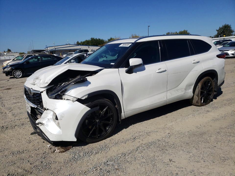 Продаж на аукціоні авто 2021 Toyota Highlander, vin: 5TDHZRBH6MS073358, номер лоту: 70696086