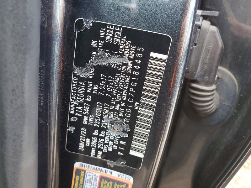 Продаж на аукціоні авто 2023 Kia Sorento, vin: 5XYRGDLC7PG184485, номер лоту: 70489016