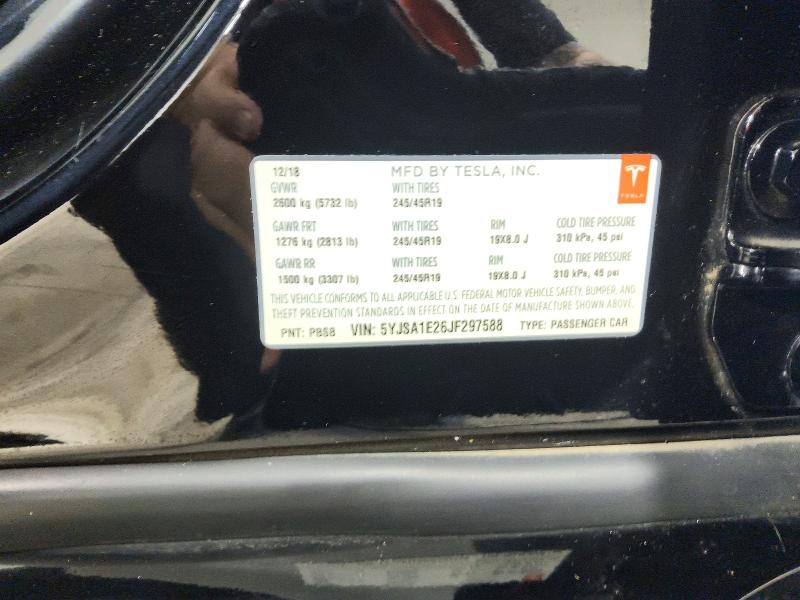 Aukcja sprzedaży 2018 Tesla Model S, vin: 5YJSA1E26JF297588, numer aukcji: 68190096