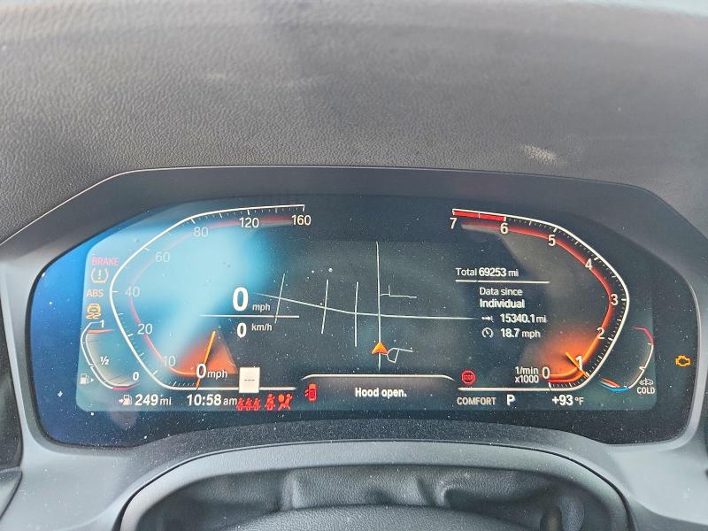 2022 Bmw 330i მანქანა იყიდება აუქციონზე, vin: 3MW5R1J04N8C45832, აუქციონის ნომერი: 67863236