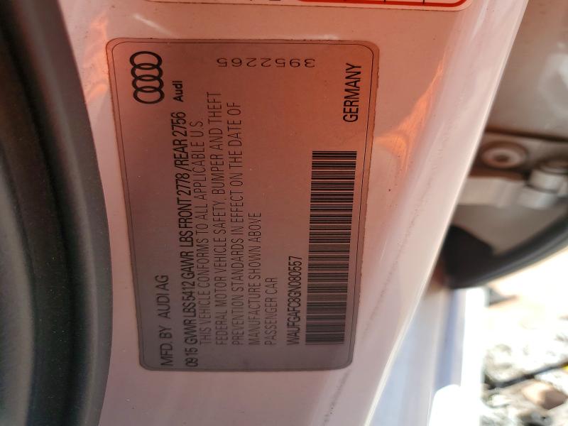 Aukcja sprzedaży 2016 Audi A6, vin: WAUFGAFC8GN080557, numer aukcji: 67657676