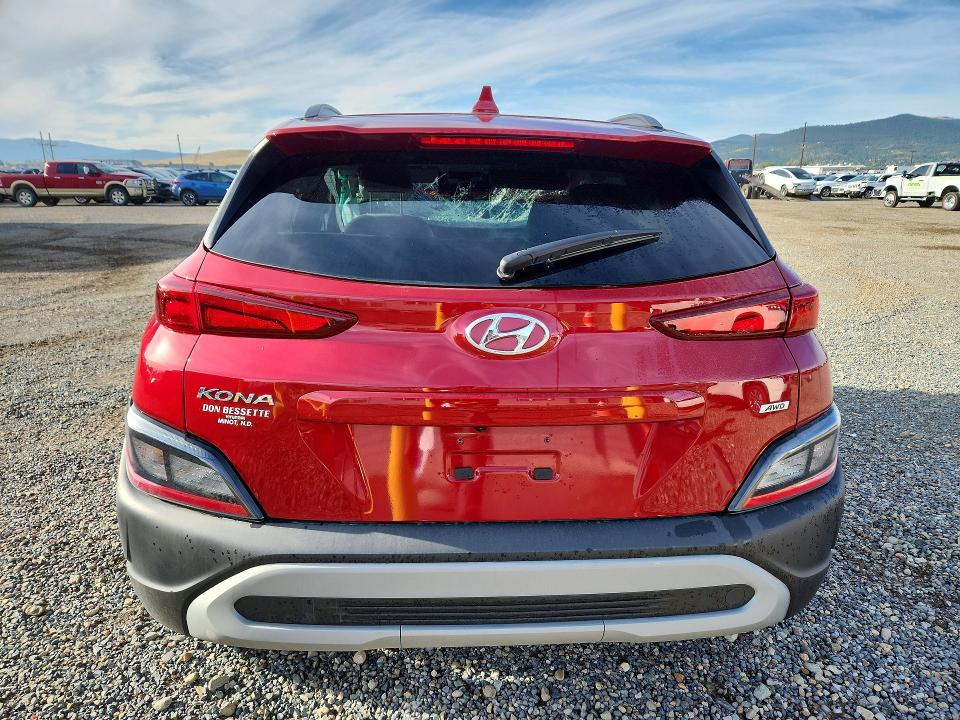 2023 Hyundai Kona მანქანა იყიდება აუქციონზე, vin: KM8K6CAB2PU040359, აუქციონის ნომერი: 62651866