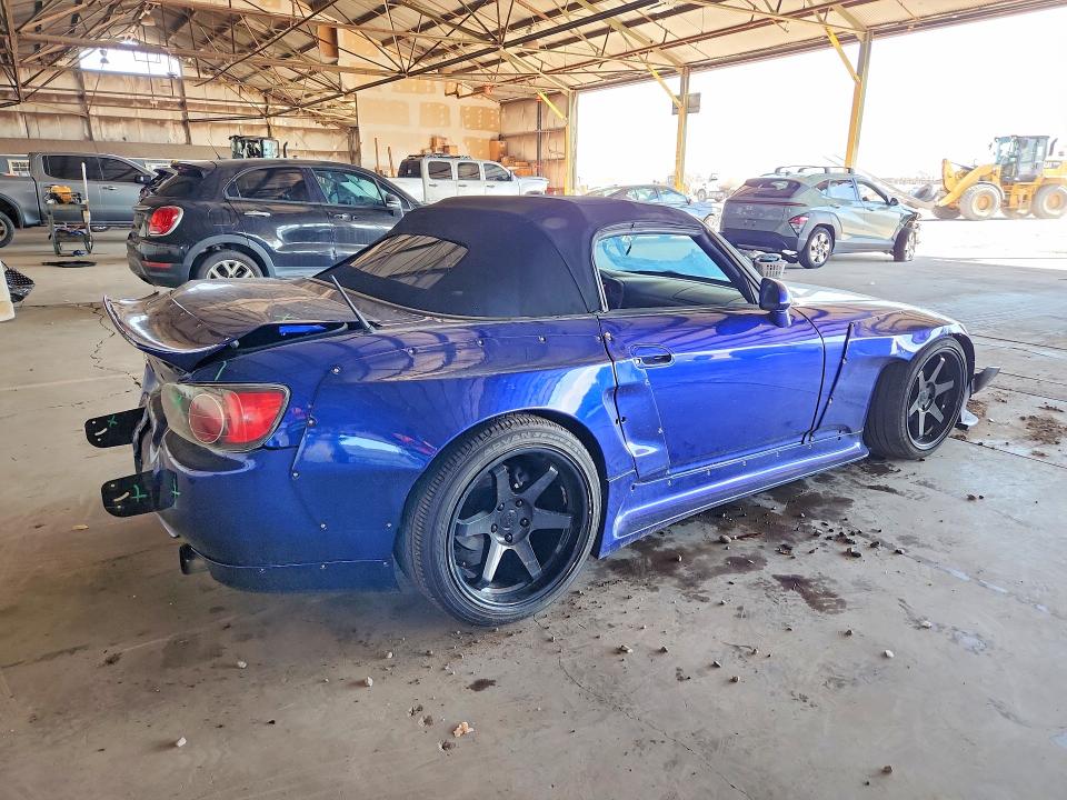 2003 Honda S2000 მანქანა იყიდება აუქციონზე, vin: JHMAP11453T000598, აუქციონის ნომერი: 68021166