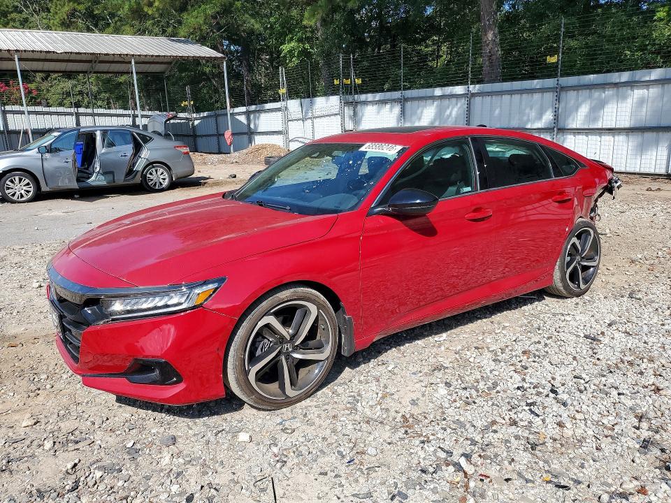 Auction sale of the 2022 Honda Accord, vin: 1HGCV2F34NA000274, lot number: 68586246