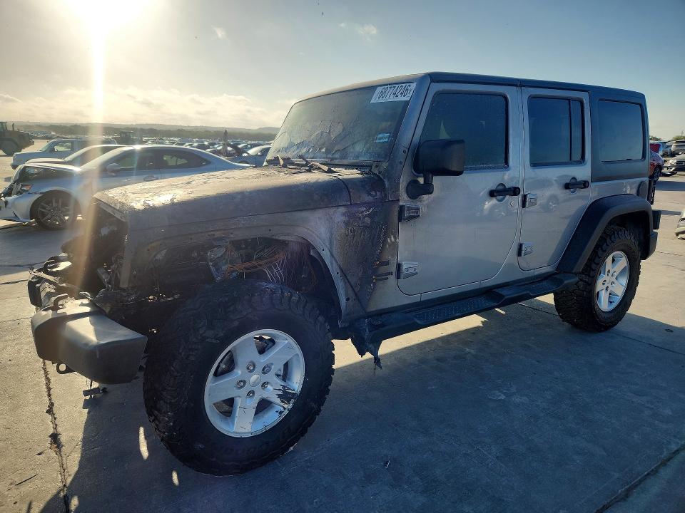 2015 Jeep Wrangler Unlimited მანქანა იყიდება აუქციონზე, vin: 1C4BJWDG9FL524044, აუქციონის ნომერი: 68774246