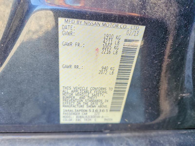Aukcja sprzedaży 2013 Nissan Altima, vin: 1N4AL3AP0DN516365, numer aukcji: 68422316