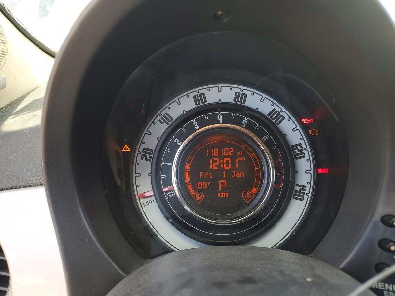69633196 :رقم المزاد ، 3C3CFFER9CT109249 vin ، 2012 Fiat 500 مزاد بيع