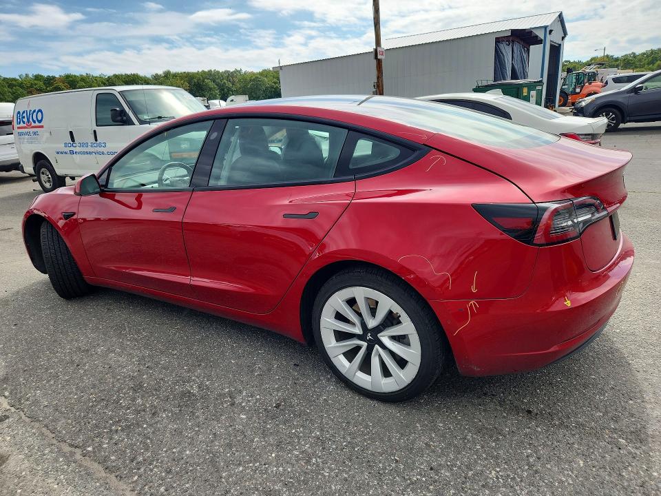 69520776 :رقم المزاد ، 5YJ3E1EA0NF290786 vin ، 2022 Tesla Model 3 مزاد بيع