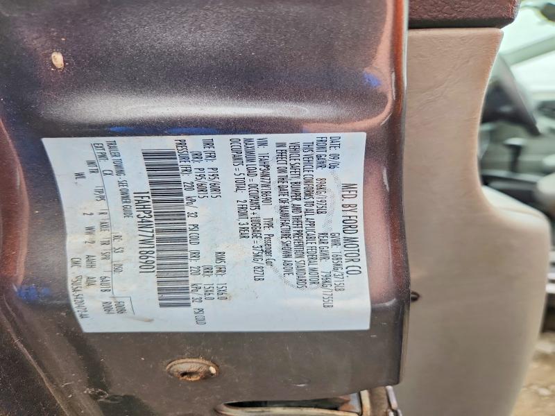 Auction sale of the 2007 Ford Focus, vin: 1FAHP34N77W186901, lot number: 71095376