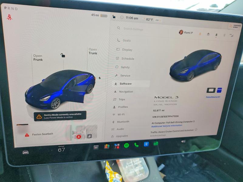 Продажа на аукционе авто 2023 Tesla Model 3, vin: 5YJ3E1EB7PF471556, номер лота: 65297316