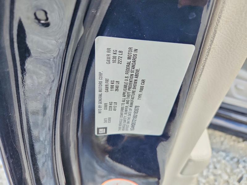 2008 Buick Lucerne მანქანა იყიდება აუქციონზე, vin: 1G4HD57218U183078, აუქციონის ნომერი: 68126066