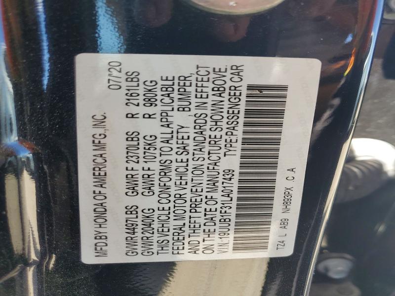 Продажа на аукционе авто 2020 Acura Tlx, vin: 19UUB1F31LA017439, номер лота: 66860506