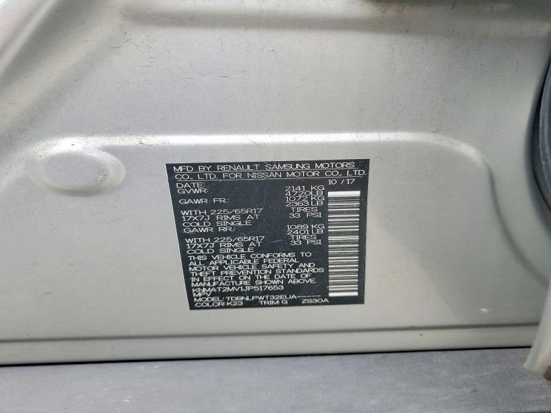 Aukcja sprzedaży 2018 Nissan Rogue, vin: KNMAT2MV1JP517653, numer aukcji: 70763536