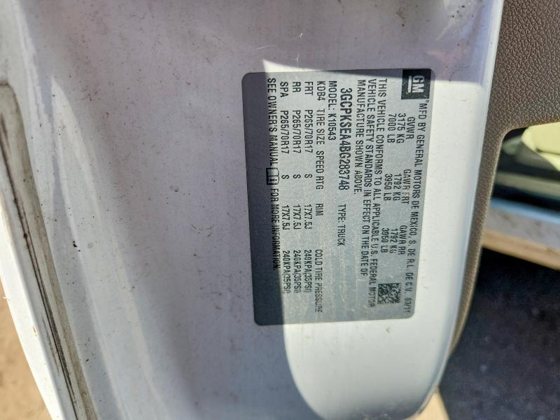 Продажа на аукционе авто 2011 Chevrolet Silverado, vin: 3GCPKSEA4BG283748, номер лота: 70899886