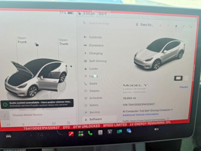 Aukcja sprzedaży 2023 Tesla Model Y, vin: 7SAYGDEE1PA120637, numer aukcji: 65465326