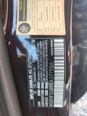 Продажа на аукционе авто 2010 Mercedes-benz E, vin: WDDHF5GB9AA177556, номер лота: 69556486