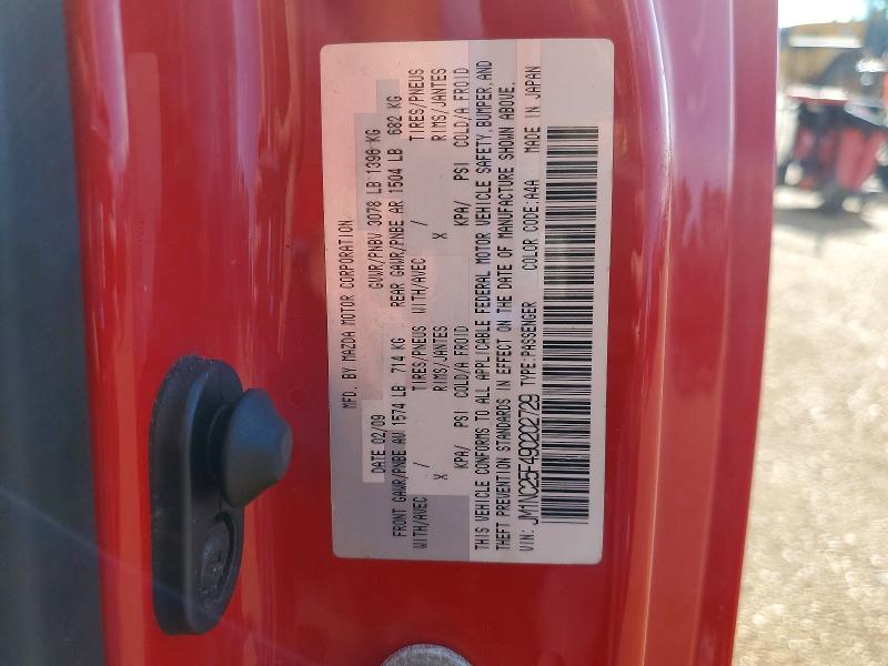 Aukcja sprzedaży 2009 Mazda Mx-5 Miata, vin: JM1NC25F490202729, numer aukcji: 67888306