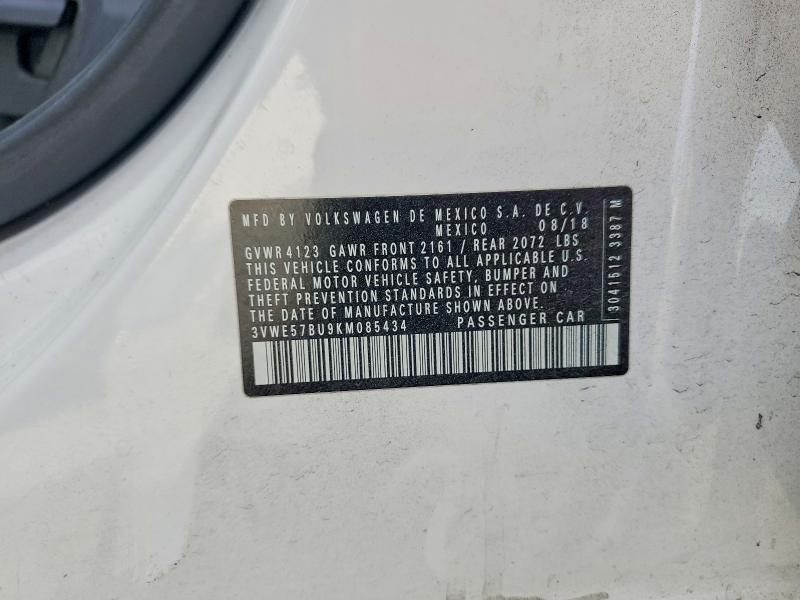Продажа на аукционе авто 2019 Volkswagen Jetta, vin: 3VWE57BU9KM085434, номер лота: 68523886