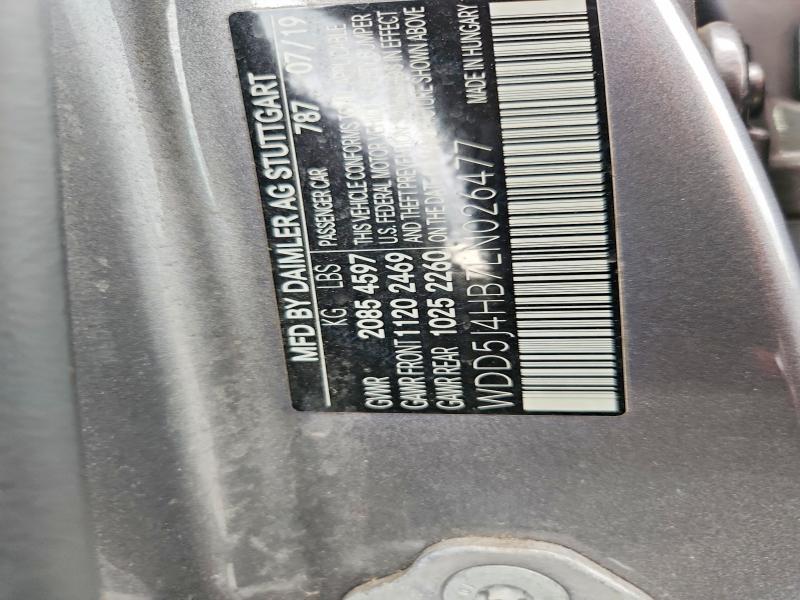 67403736 :رقم المزاد ، WDD5J4HB7LN026477 vin ، 2020 Mercedes-benz Cla مزاد بيع