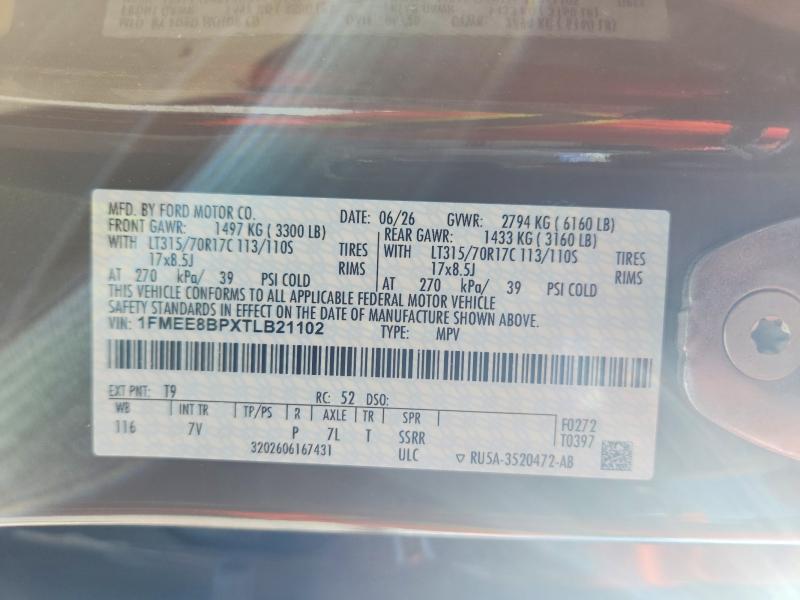 69286596 :رقم المزاد ، 1FMEE8BPXTLB21102 vin ، 2026 Ford Bronco مزاد بيع