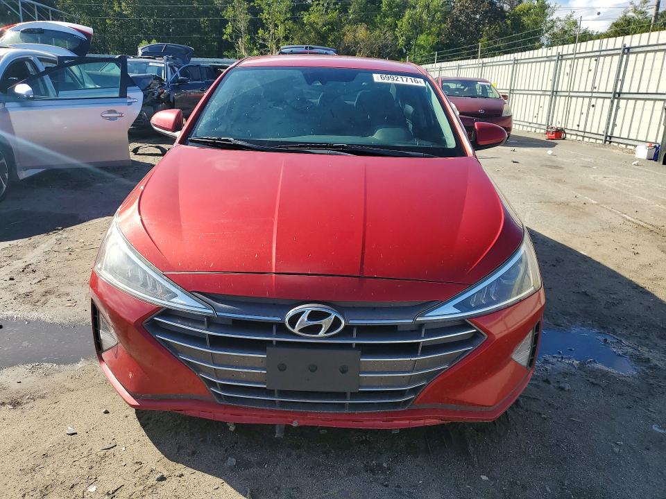 2019 Hyundai Elantra მანქანა იყიდება აუქციონზე, vin: 5NPD84LF9KH423540, აუქციონის ნომერი: 69921716