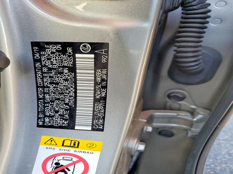 Продаж на аукціоні авто 2019 Lexus Ux, vin: JTHU9JBH2K2010762, номер лоту: 68780236