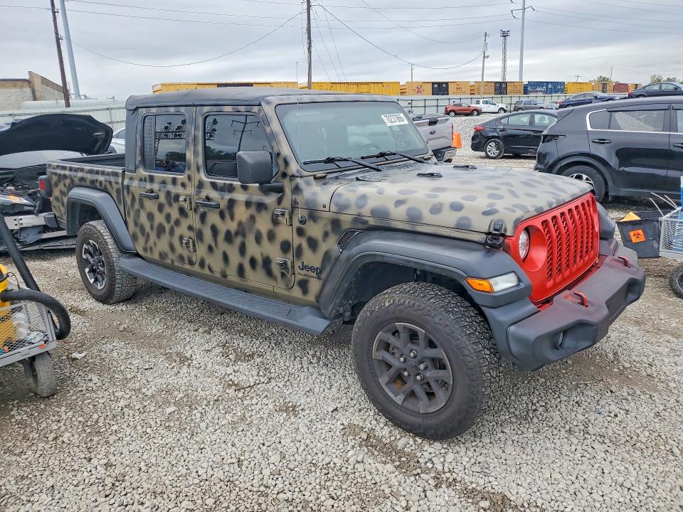 2020 Jeep Gladiator მანქანა იყიდება აუქციონზე, vin: 1C6HJTAG1LL166390, აუქციონის ნომერი: 70237866
