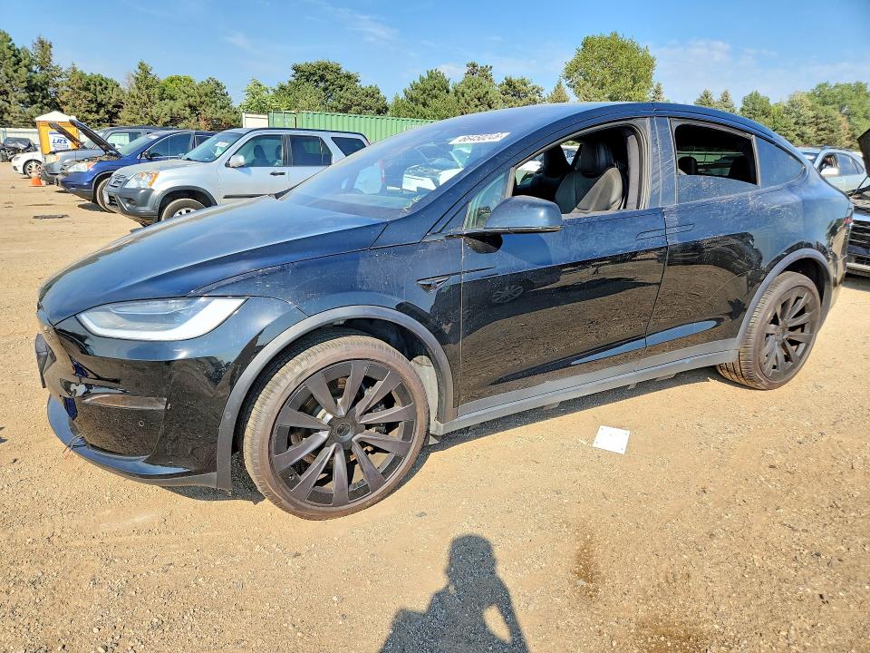 2022 Tesla Model X მანქანა იყიდება აუქციონზე, vin: 7SAXCBE67NF354740, აუქციონის ნომერი: 66450246