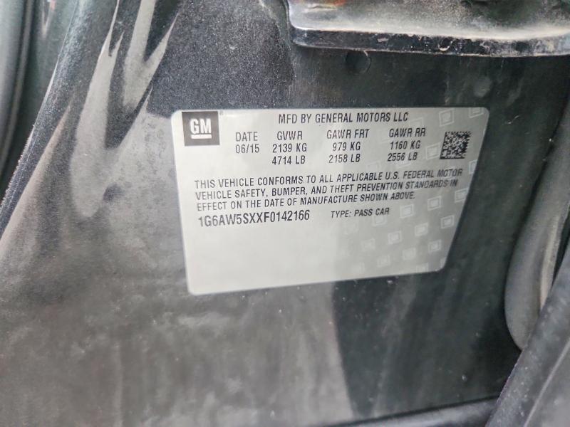 Aukcja sprzedaży 2015 Cadillac Cts, vin: 1G6AW5SXXF0142166, numer aukcji: 69009266