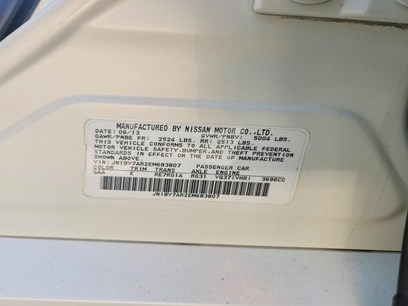 Aukcja sprzedaży 2014 Infiniti Q50, vin: JN1BV7AR2EM683807, numer aukcji: 68374476