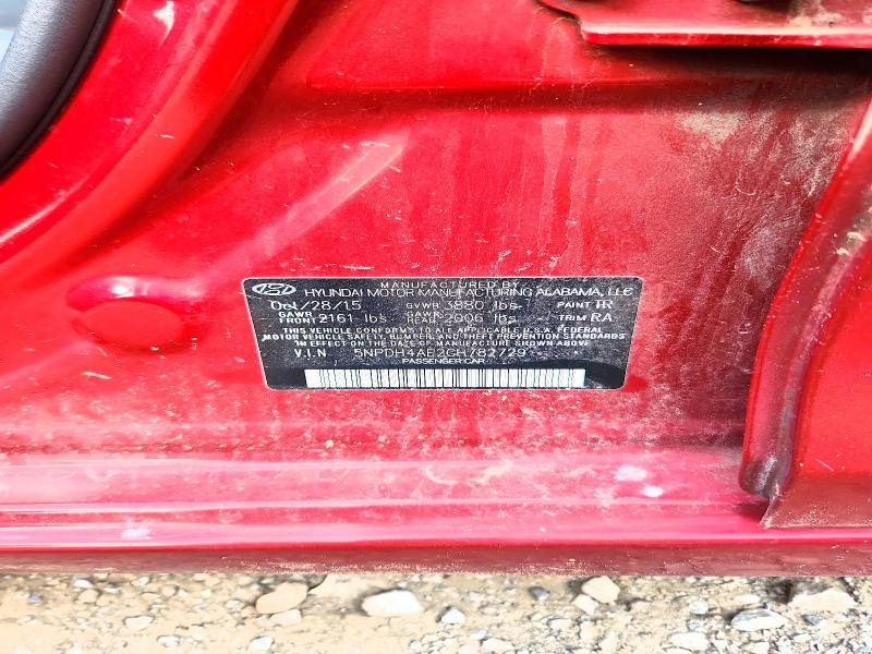 Aukcja sprzedaży 2016 Hyundai Elantra, vin: 5NPDH4AE2GH782729, numer aukcji: 68214486