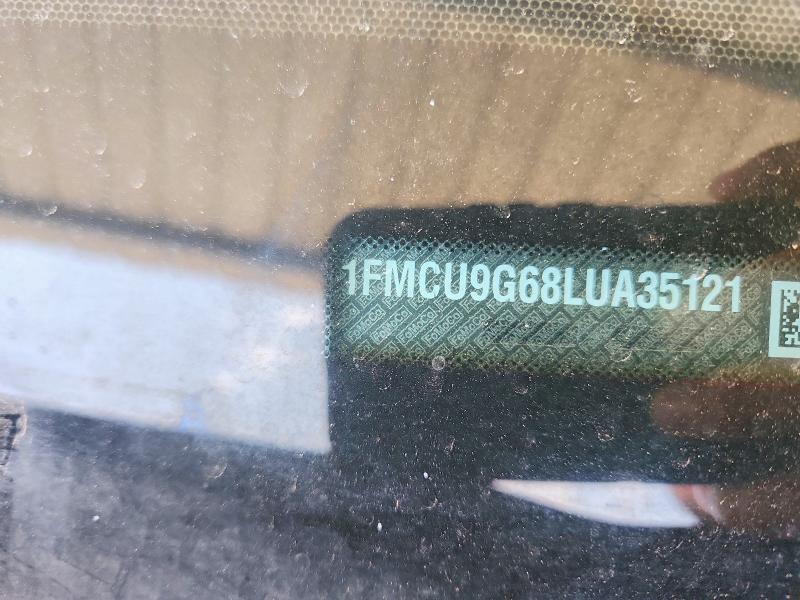Aukcja sprzedaży 2020 Ford Escape, vin: 1FMCU9G68LUA35121, numer aukcji: 69757216