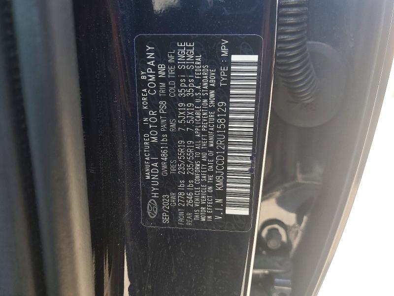 Продажа на аукционе авто 2024 Hyundai Tucson, vin: KM8JCCD12RU158129, номер лота: 69519126