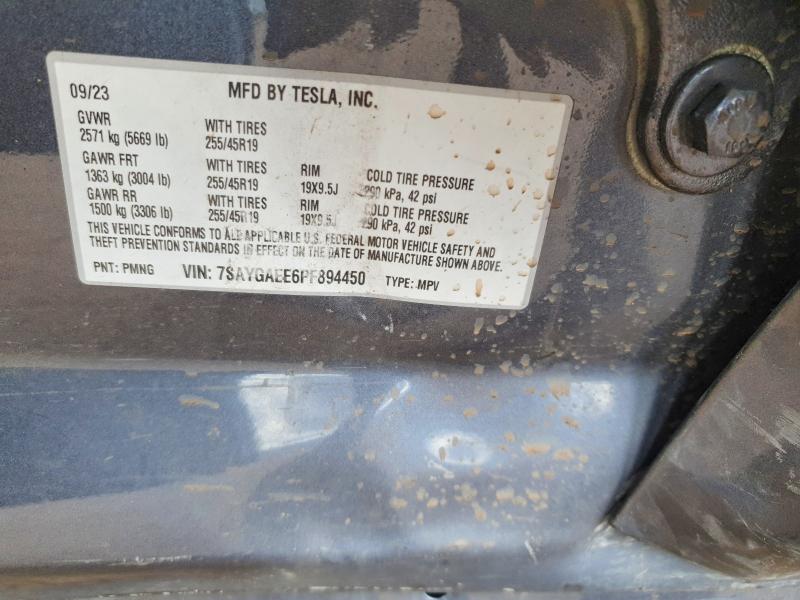 Aukcja sprzedaży 2023 Tesla Model Y, vin: 7SAYGAEE6PF894450, numer aukcji: 68055876