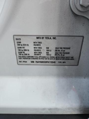 Aukcja sprzedaży 2023 Tesla Model Y, vin: 7SAYGDEE6PA115546, numer aukcji: 67870936