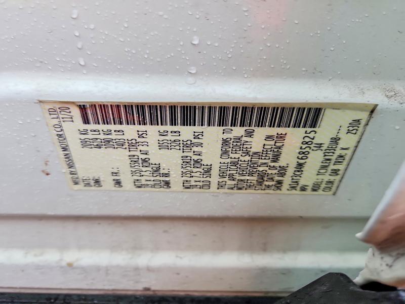 70284286 :رقم المزاد ، 5N1AT3CB4MC685825 vin ، 2021 Nissan Rogue مزاد بيع