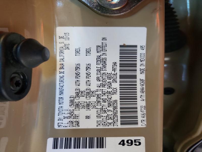 68446166 :رقم المزاد ، 3TMDZ5BN8GM003586 vin ، 2016 Toyota Tacoma مزاد بيع