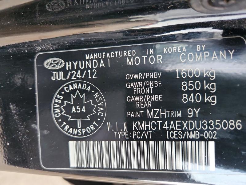 Aukcja sprzedaży 2013 Hyundai Accent, vin: KMHCT4AEXDU335086, numer aukcji: 68149326