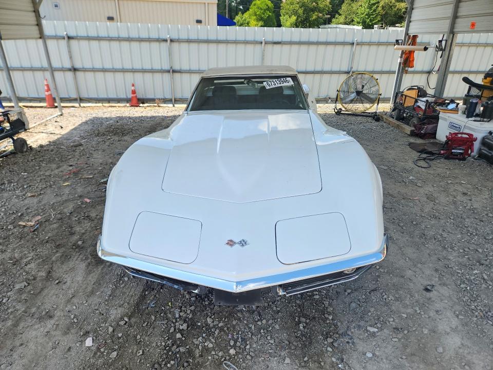 1969 Chevrolet Corvette მანქანა იყიდება აუქციონზე, vin: 194679S702710, აუქციონის ნომერი: 67313946